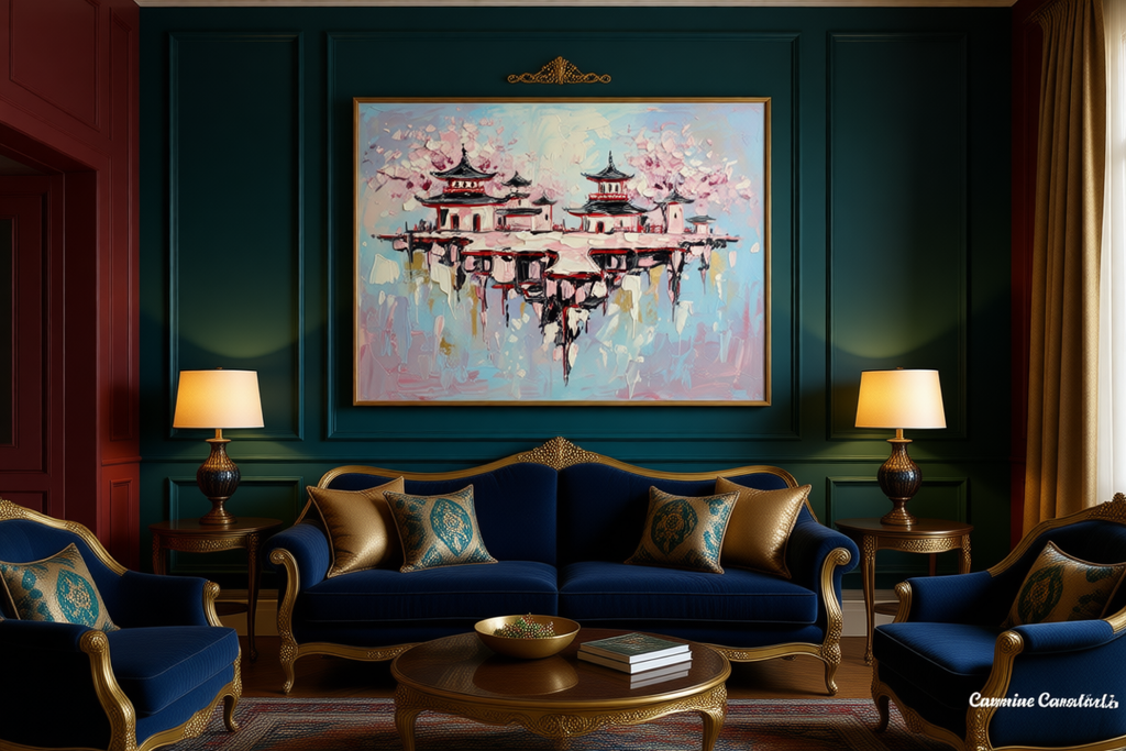 Città Giapponese tra i Ciliegi