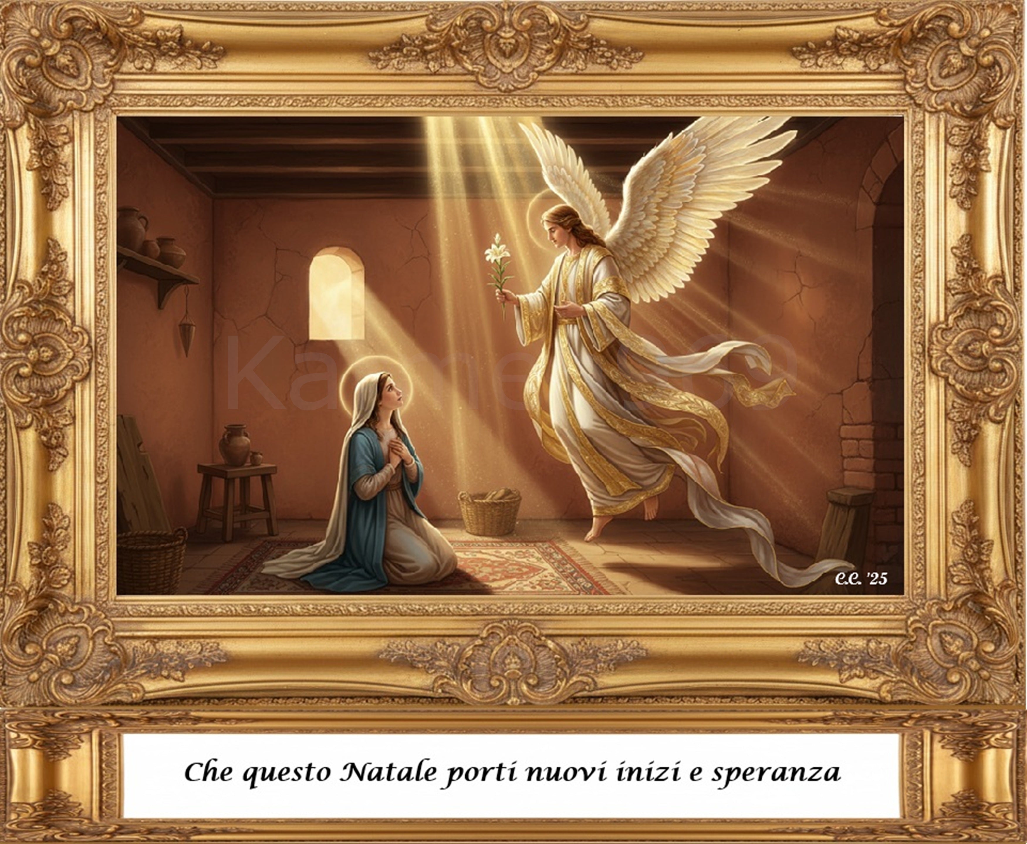 Natale 2025 - Annunciazione Angelo e Maria