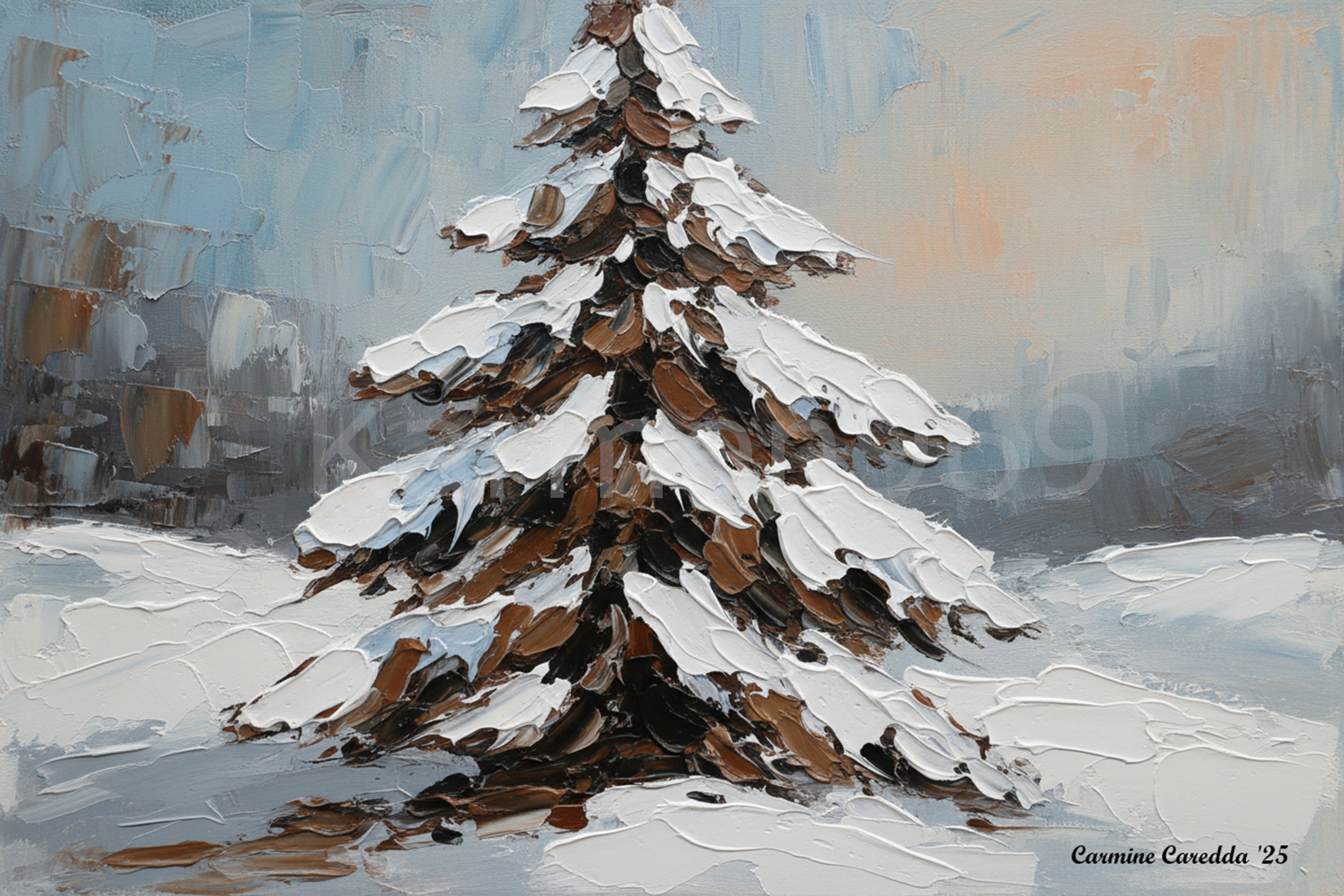 NATALE 2025 - Abete Innevato