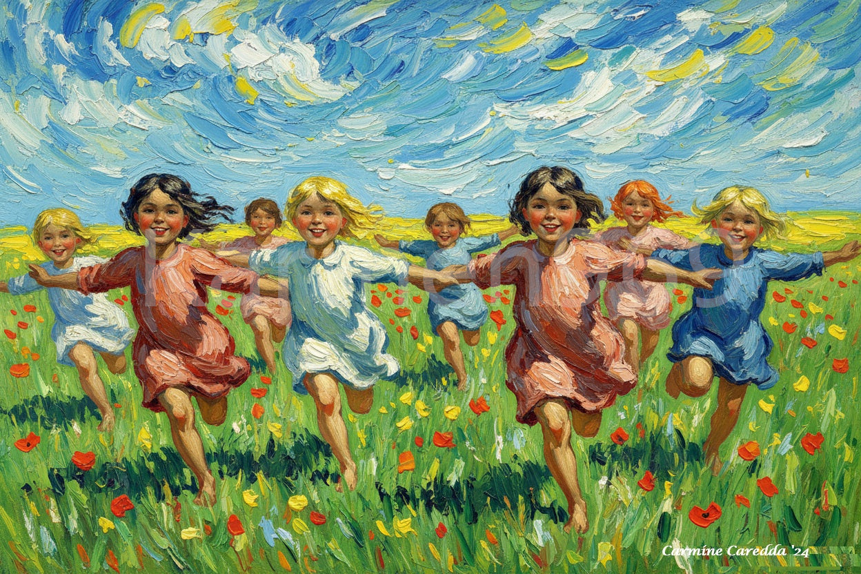 Bambini nel Campo Fiorito