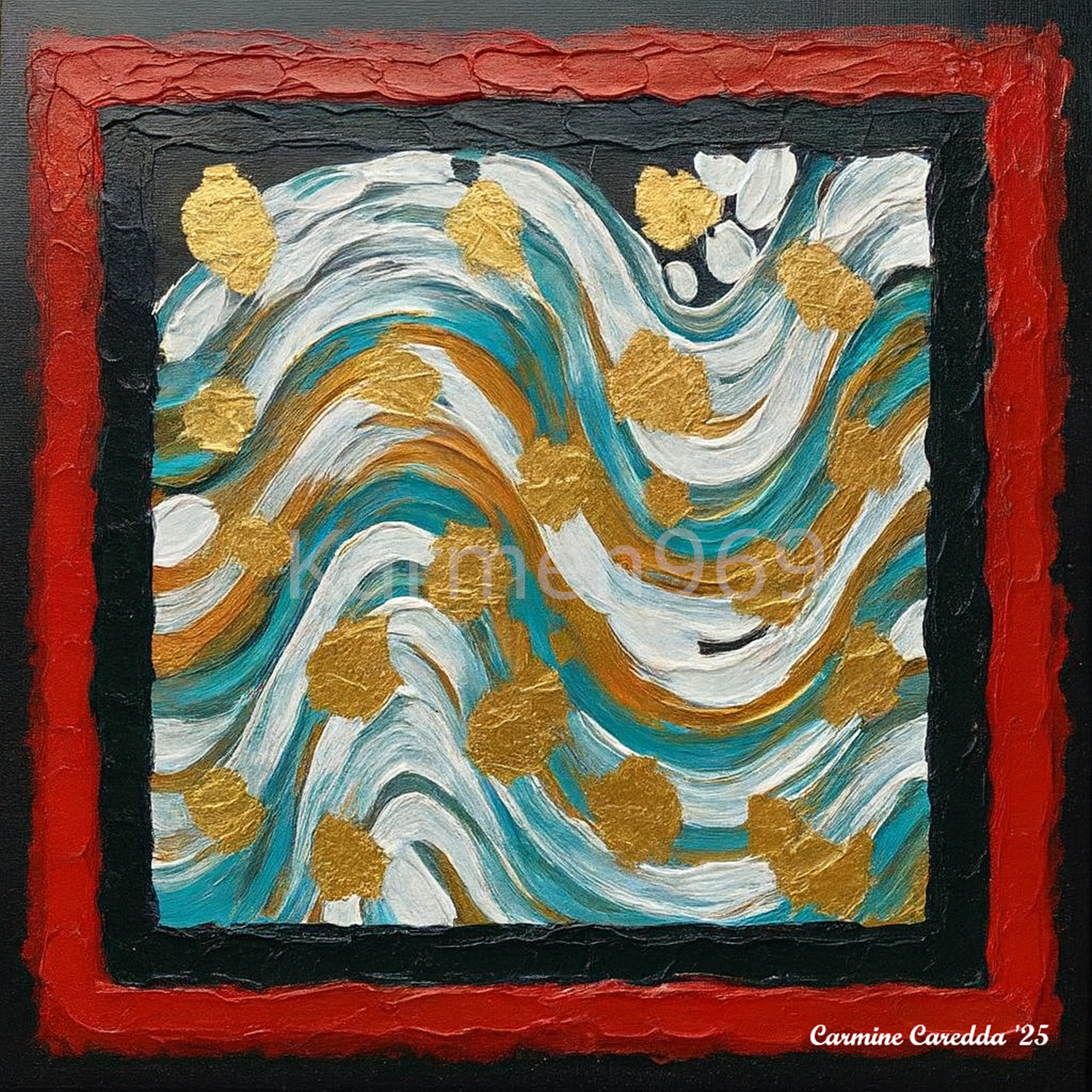 Vortice Cellulare - Cornice Cremisi