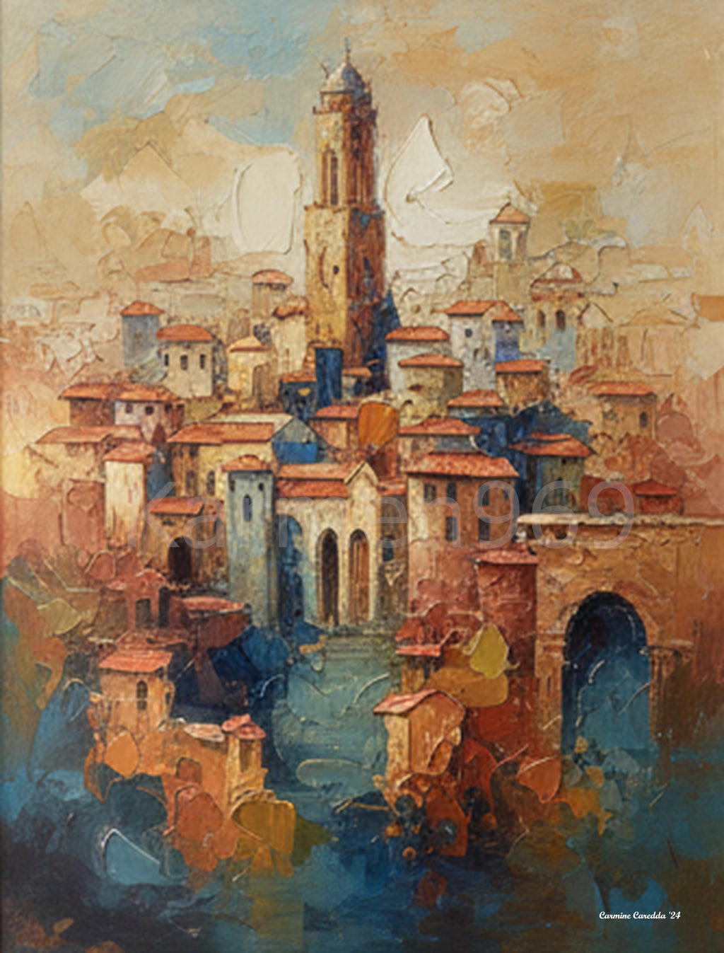 Città Italiana con Canale