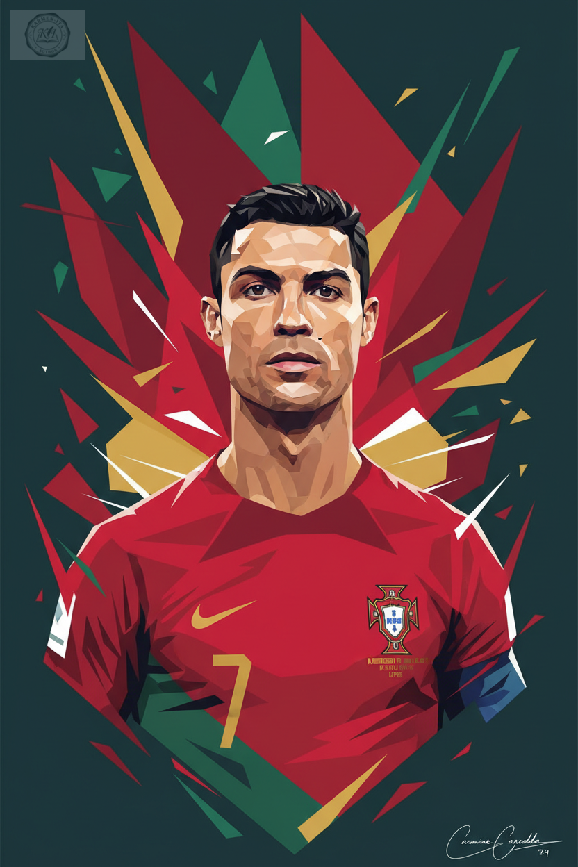 Cristiano Ronaldo Geometrico