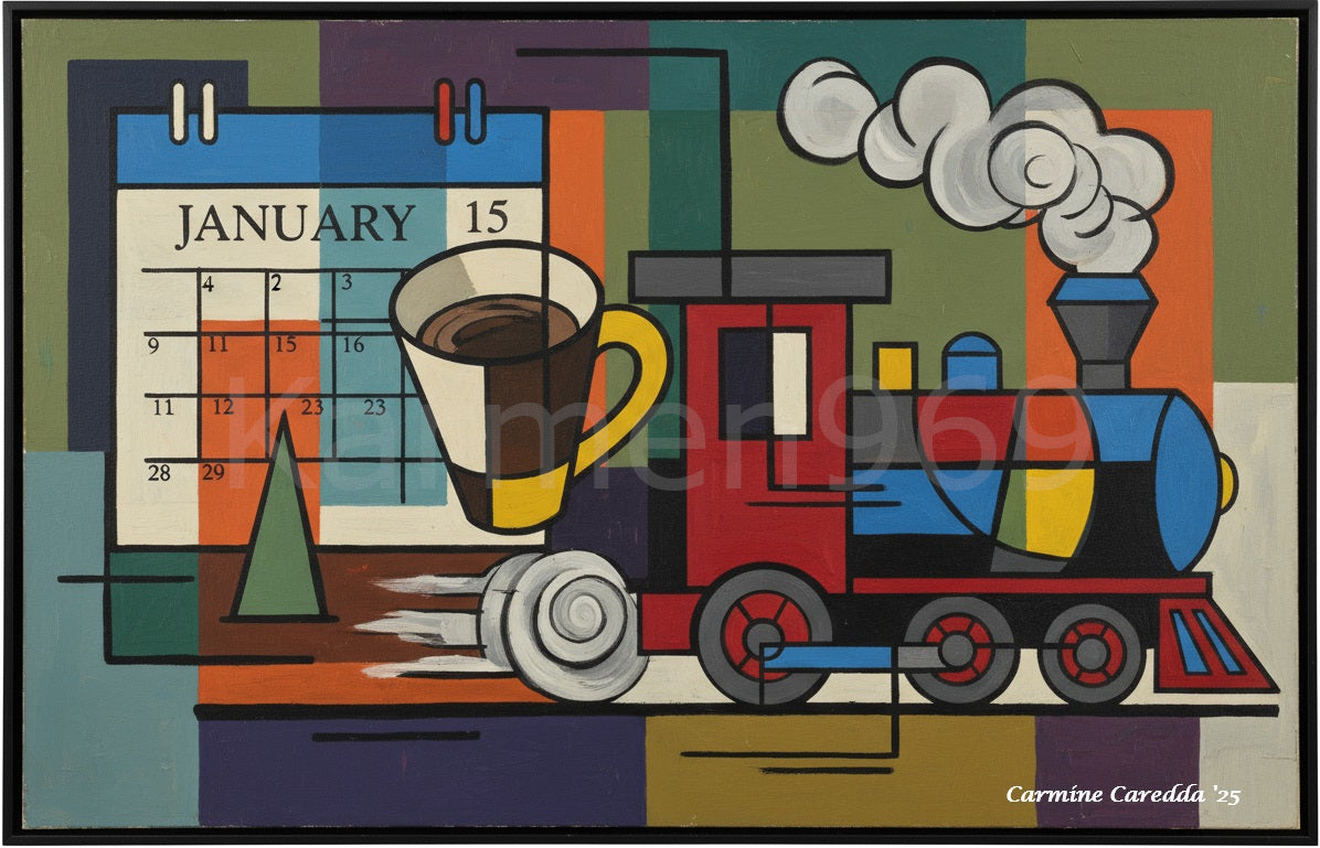 Viaggio nel Tempo - Cubismo Sintetico