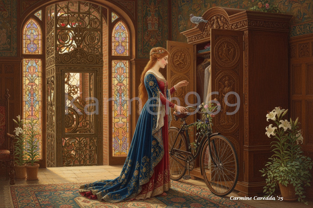 Dama Vittoriana - Eleganza Preraffaellita