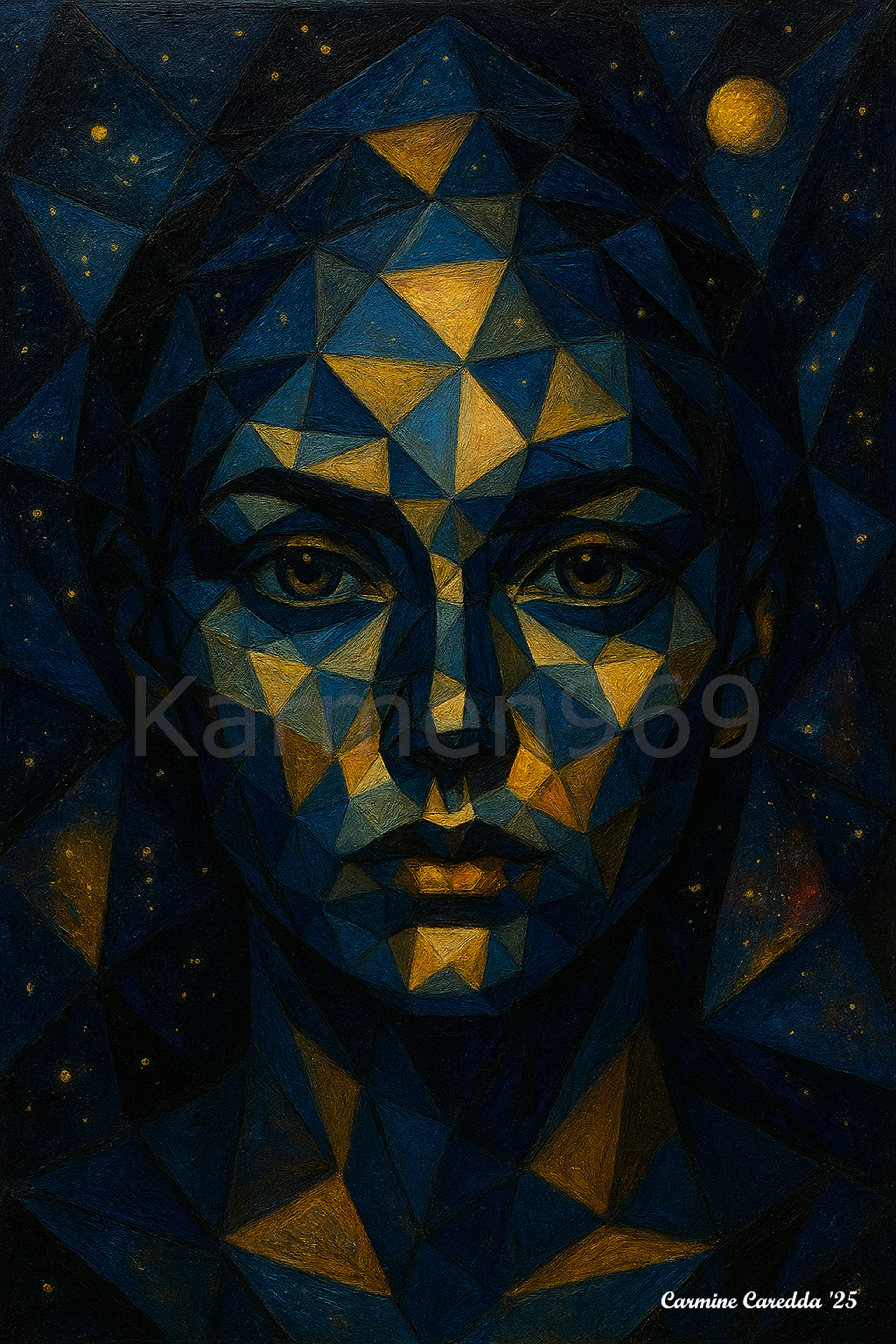 Volto Cosmico Notturno