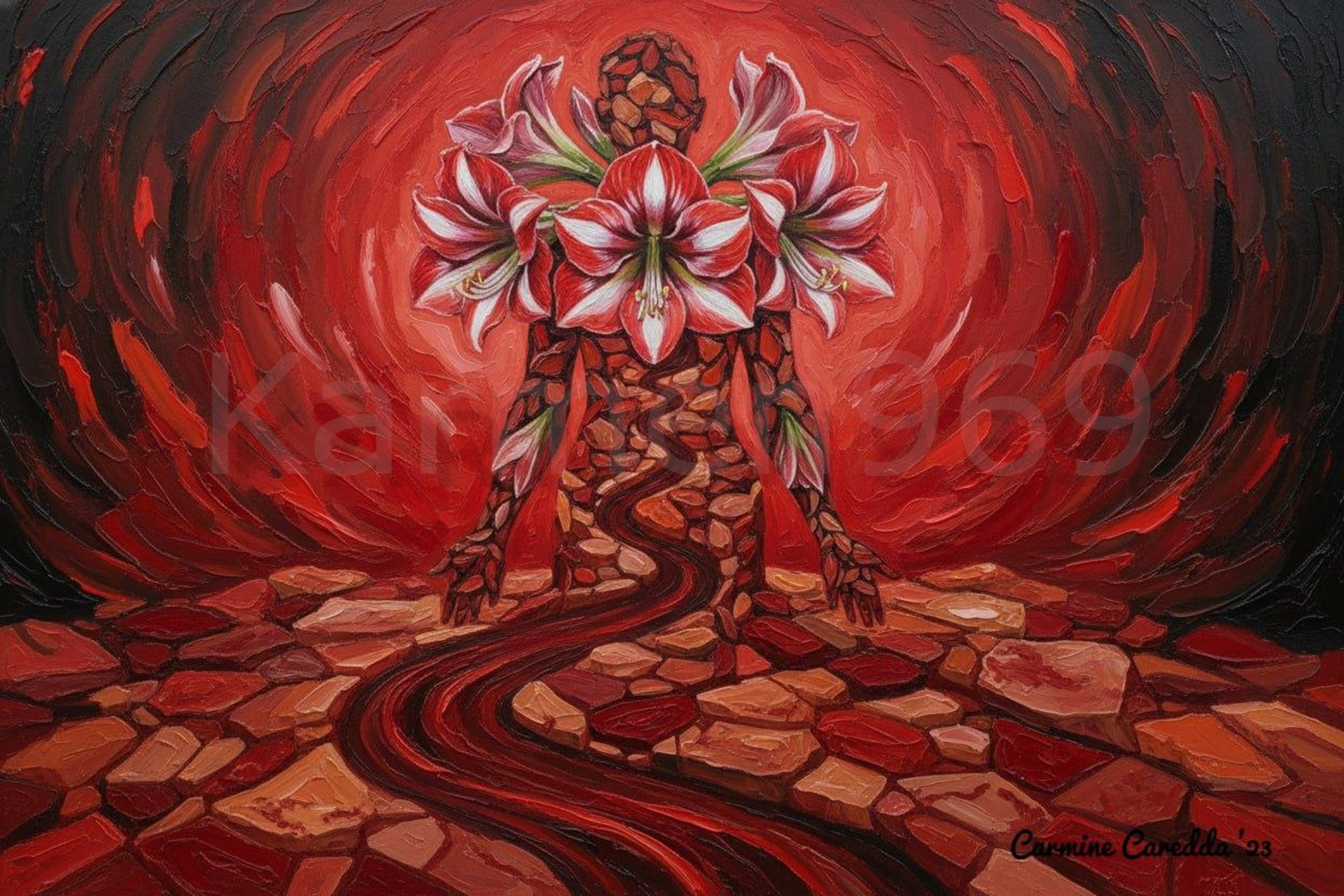 Metamorfosi Amaryllis - Diaspro e Pietra Rossa