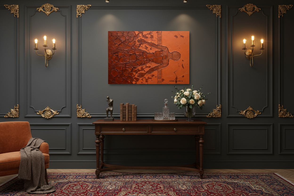 Metamorfosi - Arte Astratta Terracotta