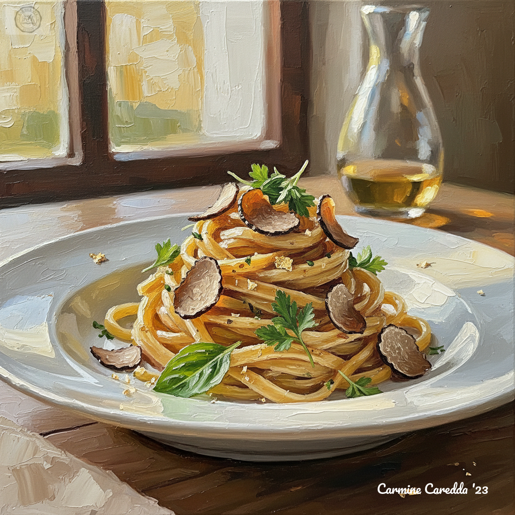 Pasta al Tartufo Impressionista