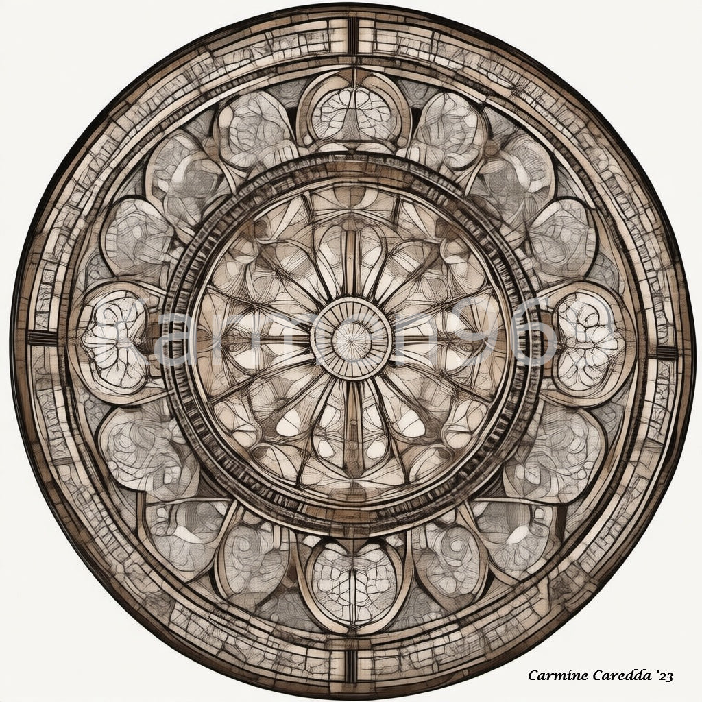 Rosone Gotico - Vetrata Cattedrale