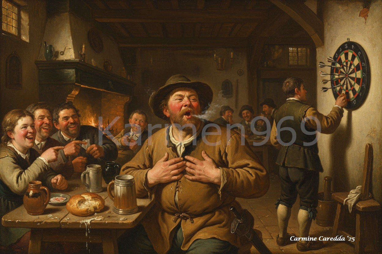 Taverna Fiamminga - Scena di Vita Quotidiana