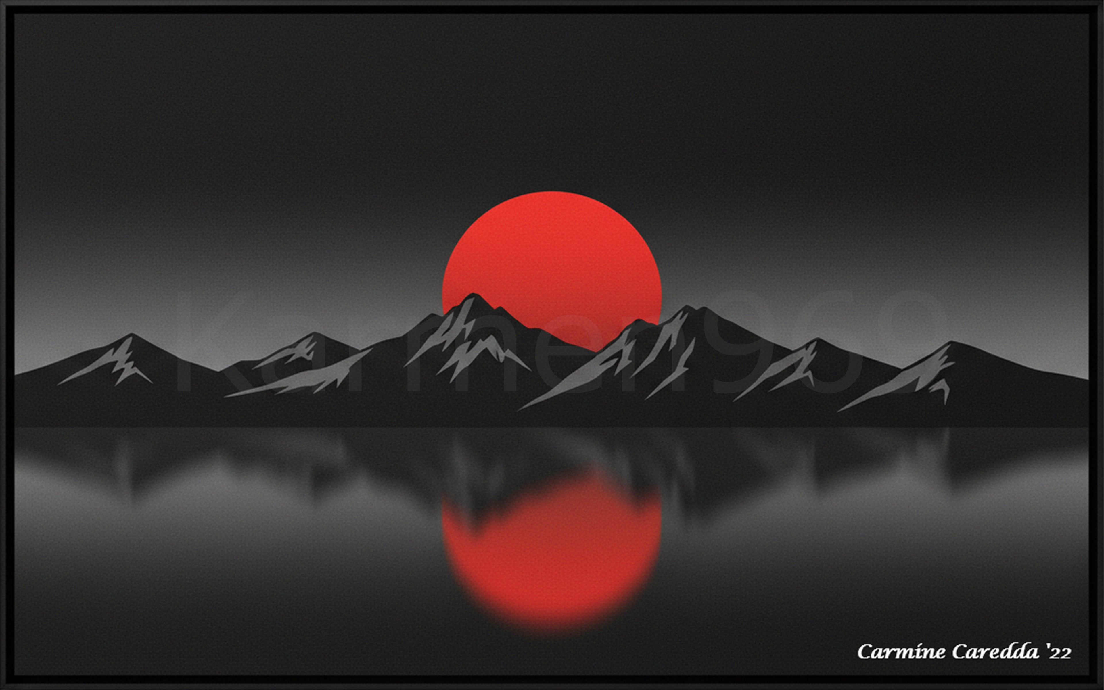 Tramonto sulle Montagne