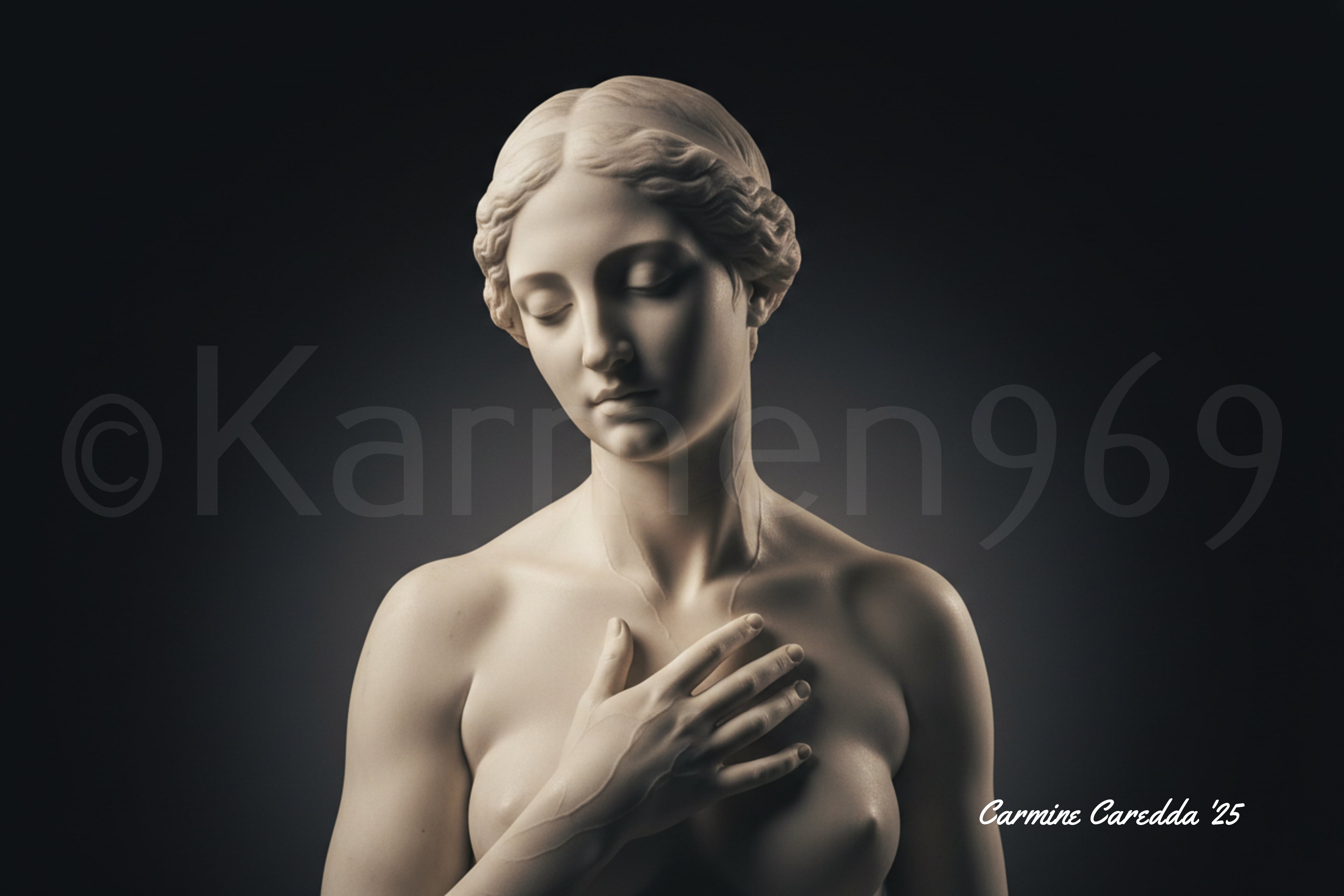 Statua Classica - La Modestia