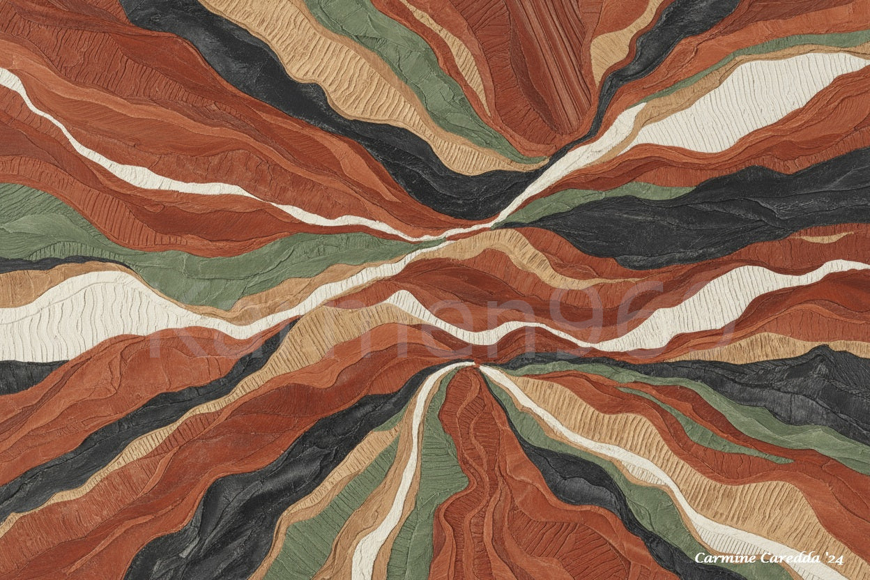 Stratificazioni Naturali - Arte Astratta con Texture Organiche